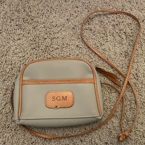 JON HART mini crossbody bag in tan